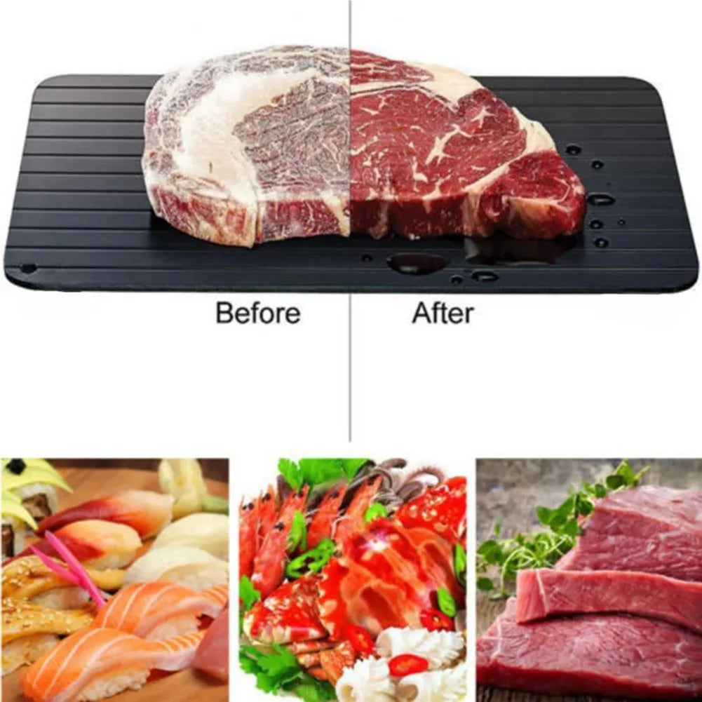 Fast Defrosting Tray Thaw Frozen Food Meat Fruit Quick Defrosting Plate Board Defrost Kitchen Gadget Tool Defrost Tray Zpaxo