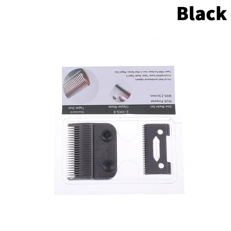 Professional Replacement 2-Hole Clipper Blade Compatible Cordless Zpaxo Black