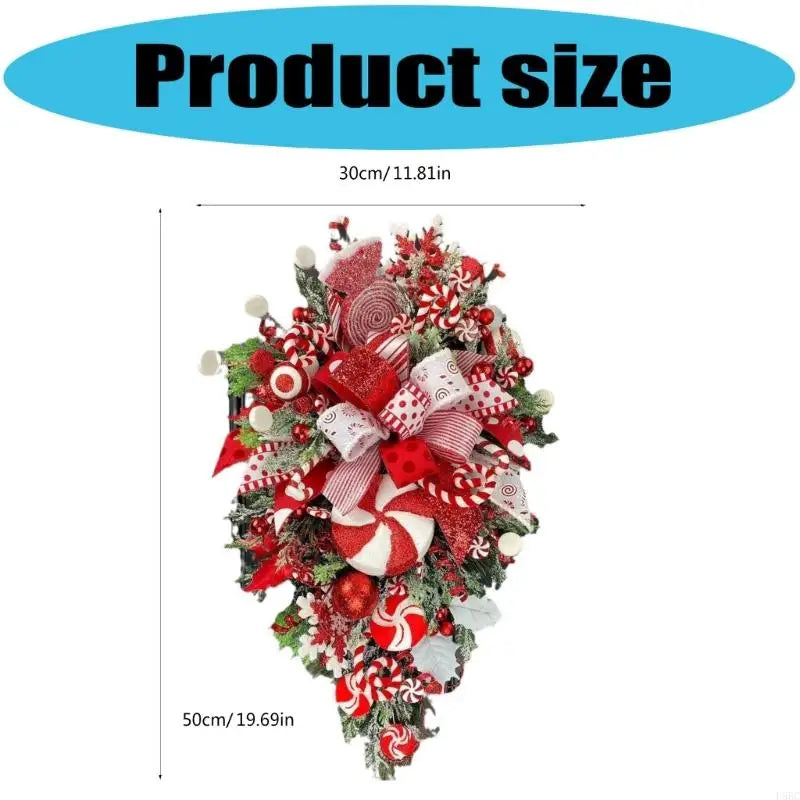 Festival Holiday Wreath Not Toxic Candy Design All Season Indoor