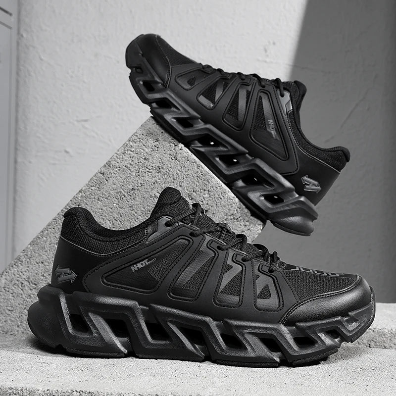 Men's Casual Sneakers Luxury Trainer Shoes Breathable Race Running