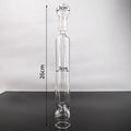 1Pcs Aroma Infusion Exquisite Chamber Base Borosilicate Glass Cigar Aromatherapy Humidors Tube 26cm Length For Conservation Zpaxo A1