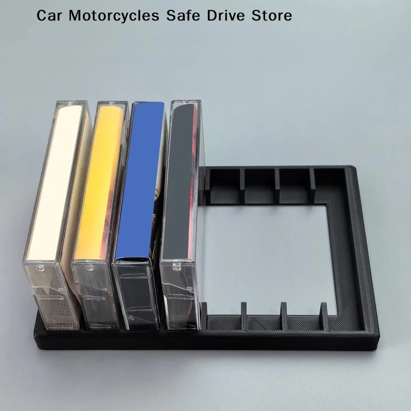 Cassette Tape Storage Rack Audio Holder 8 Slot Total Organizer Studio