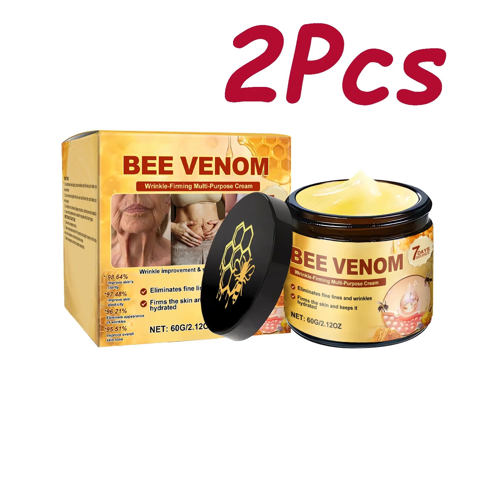 Hoygi Bee Venom Firming Cream – Anti-Aging & Lifting Body Cream Anti-Aging Body Cream Zpaxo 120g Boxed
