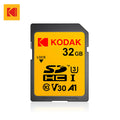 KODAK V30 256GB SD Card UHS-I U3 High Speed Up To 100MB/s Perfect for Full HD Video 64G 128G sd Memory Card SDXC For Camera Zpaxo UHS-1 32GB