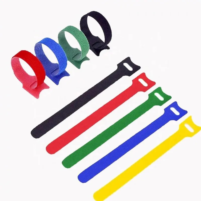 Releasable Nylon Cable Ties – Reusable Wire Organizer Straps
