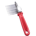 Gentle Detangling Comb for Dogs Grooming Comb Brush Pet Hair Removal Smooth Mat Brush Supplies Cats Dematting Tools for Indoor Zpaxo Default Title