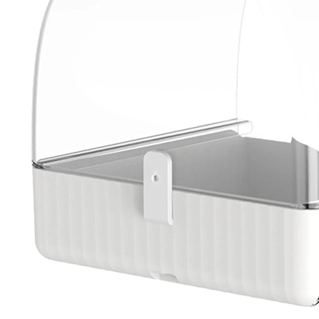 Clear Hanging Bird Bath Box for Parrots & Cockatiels Bird Bath Box Zpaxo