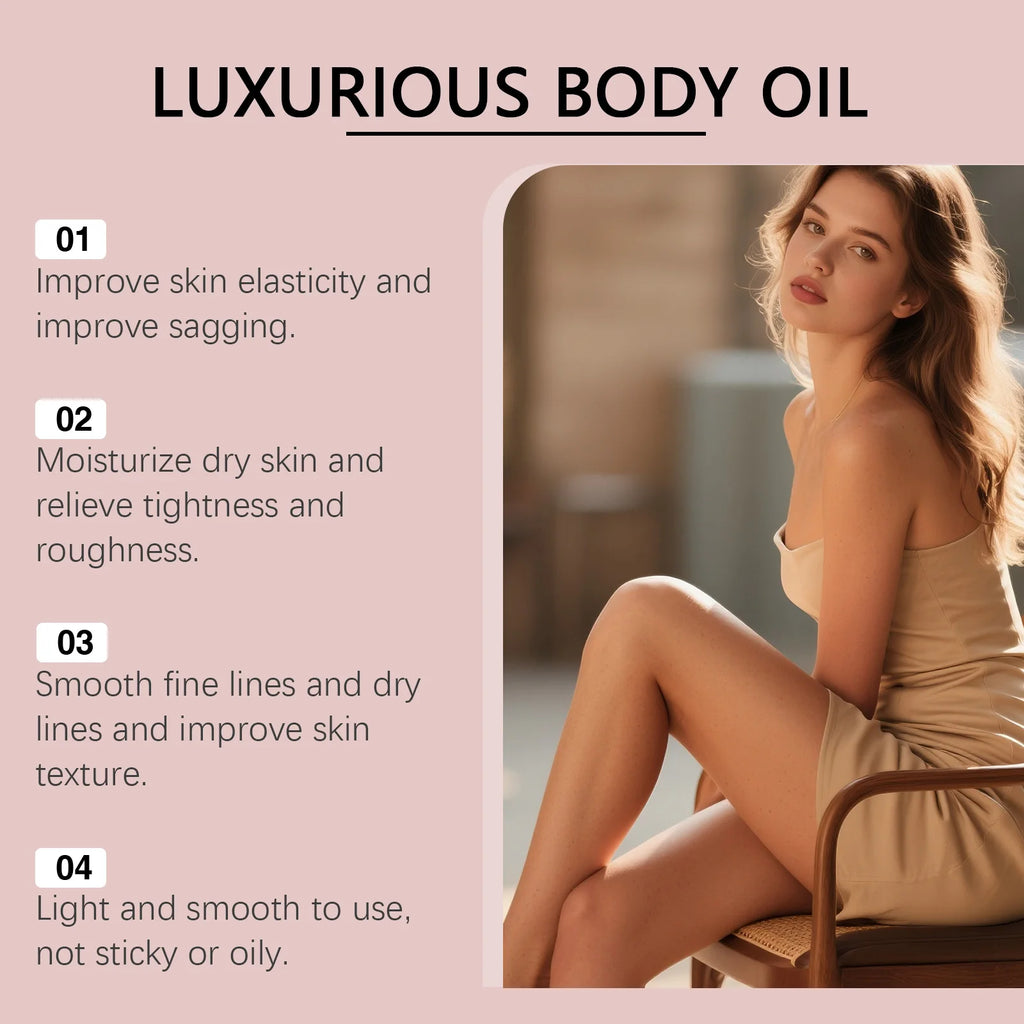 Sagging Firming Skin Body Oil Skin Tightening Anti-Aging Refreshing Abdomen Thigh Improve Elasticity Anti Cellulite Massage Oil Zpaxo