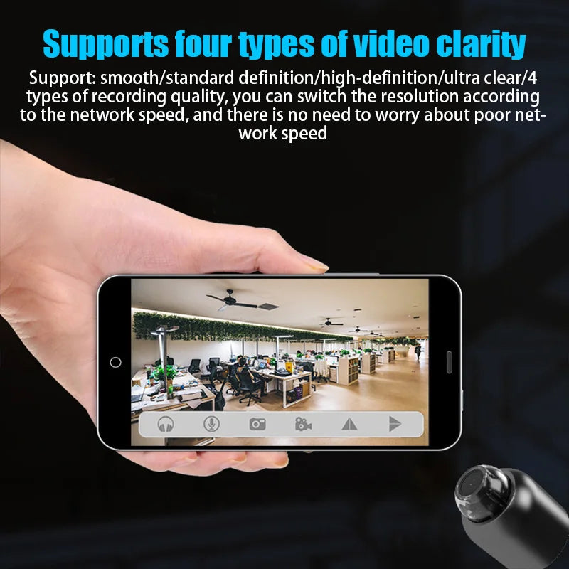 Mini Camera 1080P Clear Night Vision Lightweight Portable Premium Cams Motion Detection Wireless Surveillance Protection Camera Zpaxo