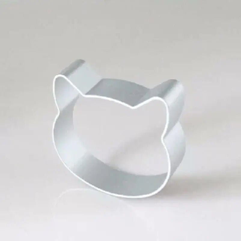 2PCS Stainless Steel Cat Shape Cake Mold DIY Fondant Mould Cookie Cutters Baking Tools Zpaxo