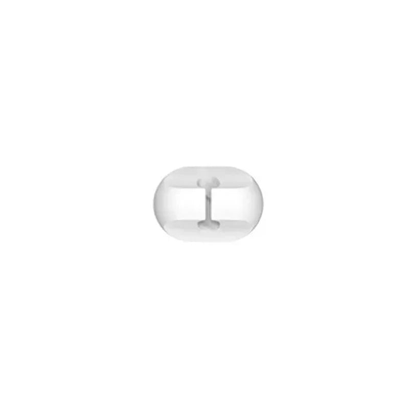 Silicone Cable Organizer Winder Desktop USB Management Clips Mouse Zpaxo white 1 Channel