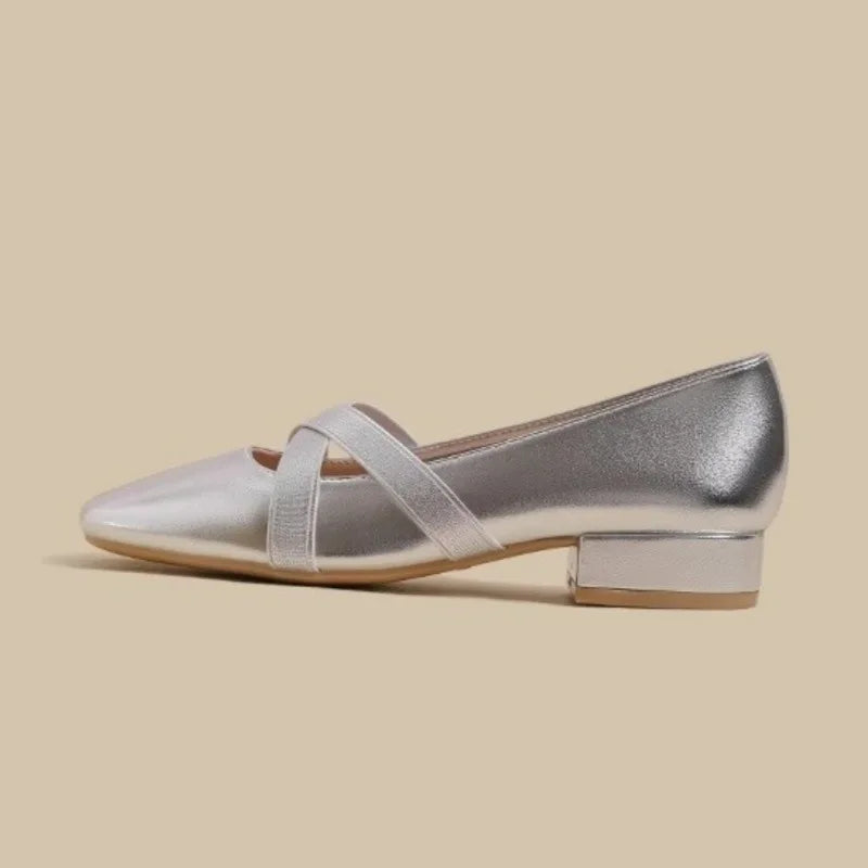 Spring Summer Elegant Retro Mary Jane Casual Flat Shoes Fashion Soft