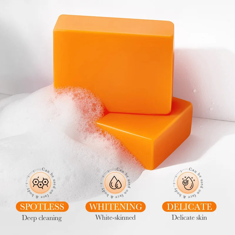 SADOER Kojic Acid Soap – Brightening Face & Body Cleanser Brightening Facial Soap Zpaxo