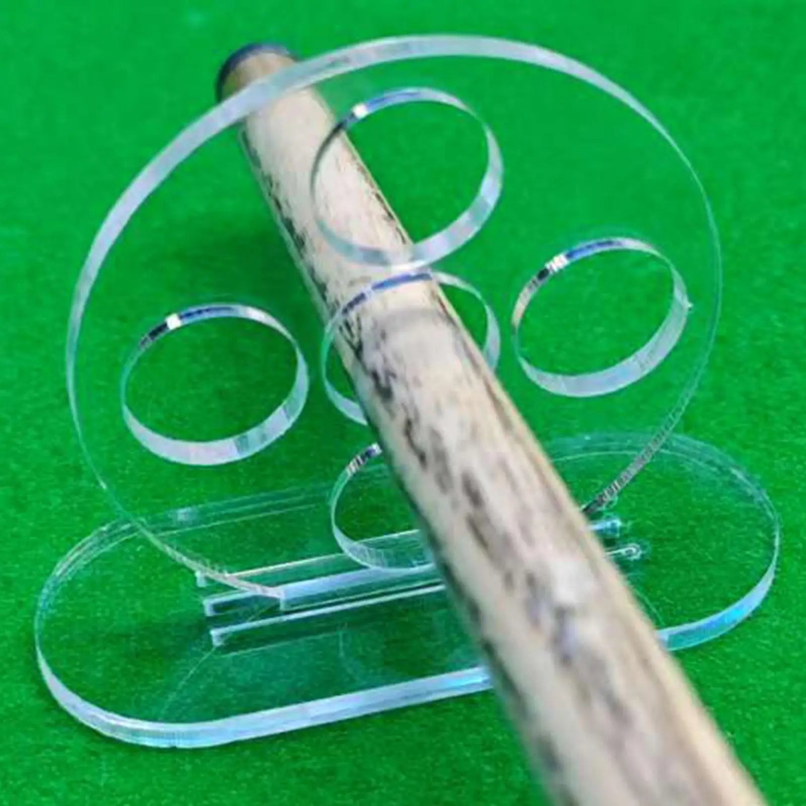 1 5 Holes Billiard Rod Trainer Acrylic Pool Cue Exerciser Equipment