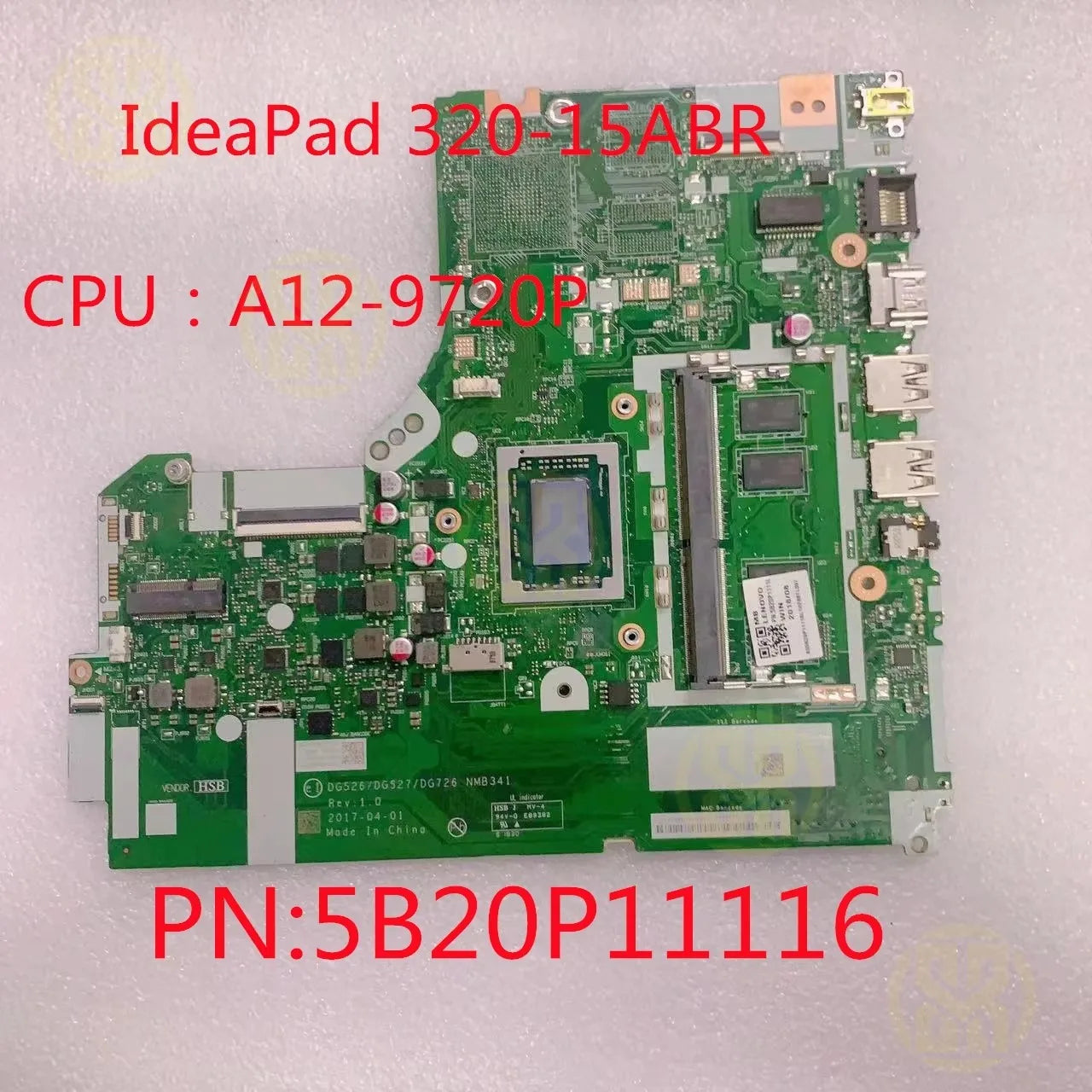 Lenovo Ideapad 320-15ABR Laptop Motherboard 5B20P11116 DG526 DG527