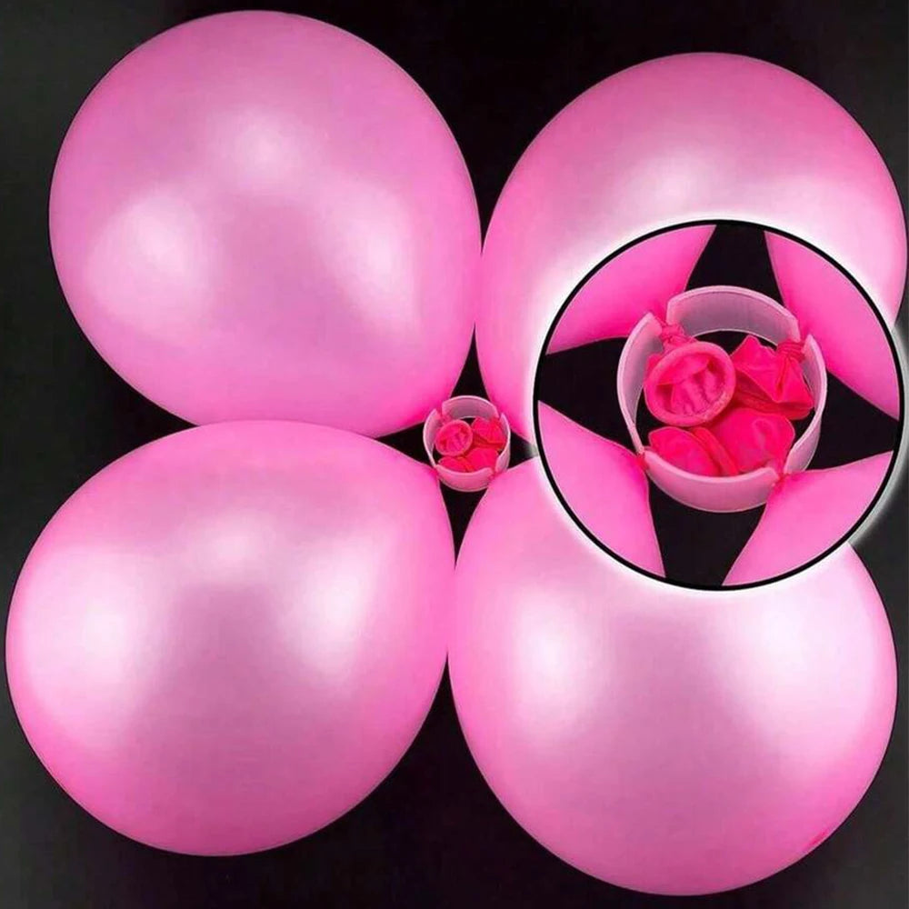 25/50Pcs Balloon Clips Plastic Balloon Buckle for Balloon Arch Connectors Frame Ring for Birthday Wedding Party Decoration Zpaxo