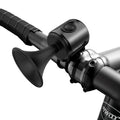 Bicycle Bell Ring Bike Electronic Loud Horn 120db Loud Safety Alarm Electric Waterproof Warning Bell Scooter Bicycle Accessories Zpaxo Black