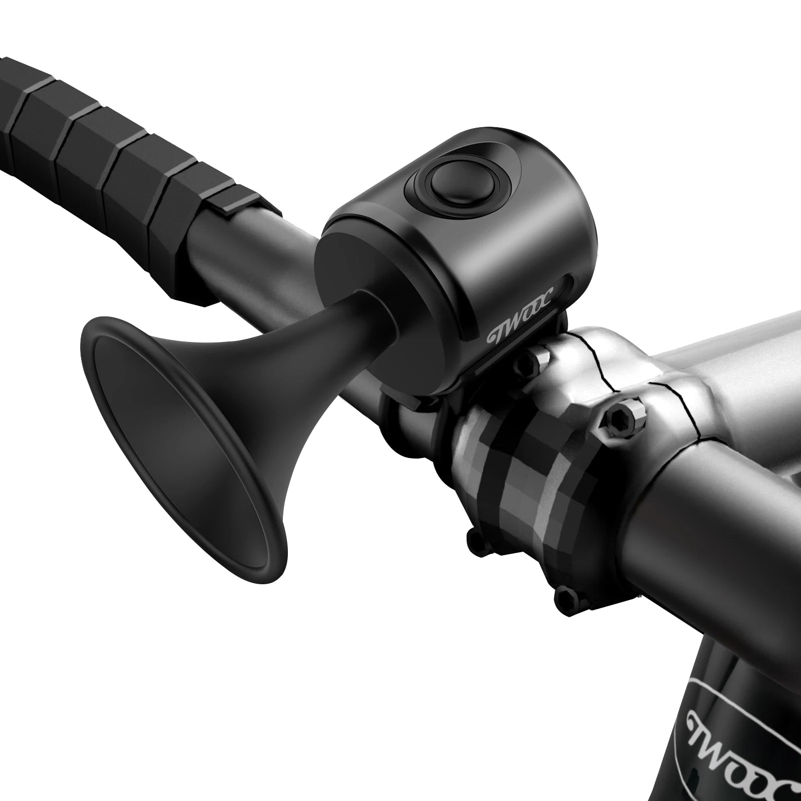 Bicycle Bell Ring Bike Electronic Loud Horn 120db Loud Safety Alarm Electric Waterproof Warning Bell Scooter Bicycle Accessories Zpaxo Black
