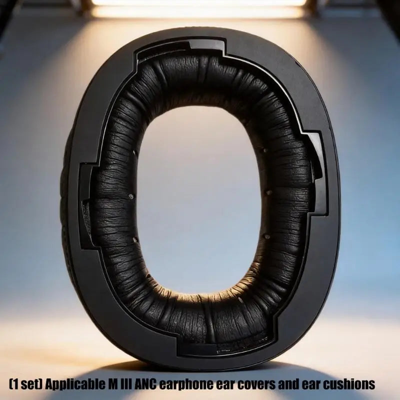 652F Replacement Protein Leather Earpads Ear Pad Monitor III Zpaxo