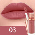 12 Colors Matte Velvet Lip Glaze Waterproof Liquid Lipstick Nude