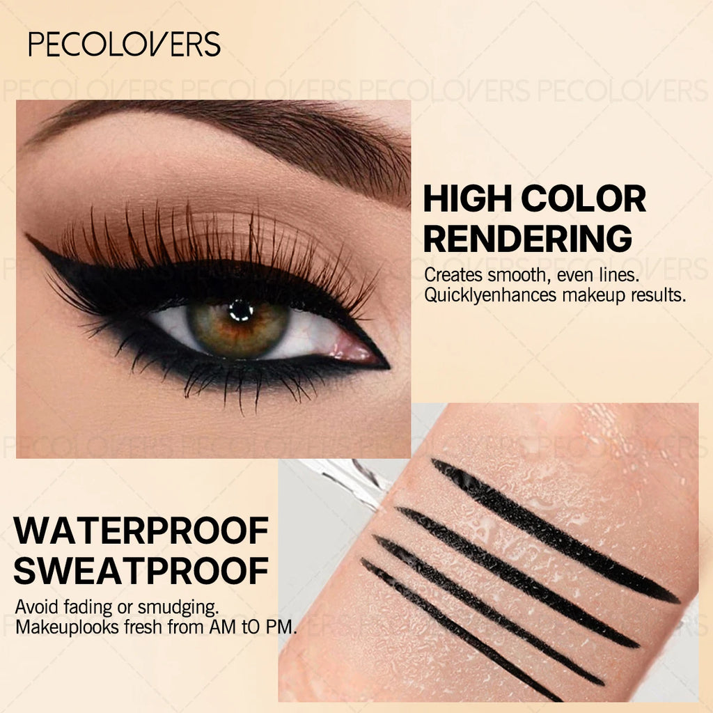 1PC Eyeliner Gel Pencil-Waterproof, Long-Lasting, Smudge-Proof-Gel Cream Texture, Super Smooth&Not Breakable, Makeup Essentials Zpaxo