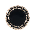Luxury Retro Metal Sewing Buttons For Clothes Embellishment Coat Decor Diy Craft Supply Black White Needlework Accessories Zpaxo 1Pcs 13 MM