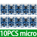 Type-c Micro Mini 5V1A 18650 TP4056 Lithium Battery Charger Module Zpaxo 10PCS 18650 micro