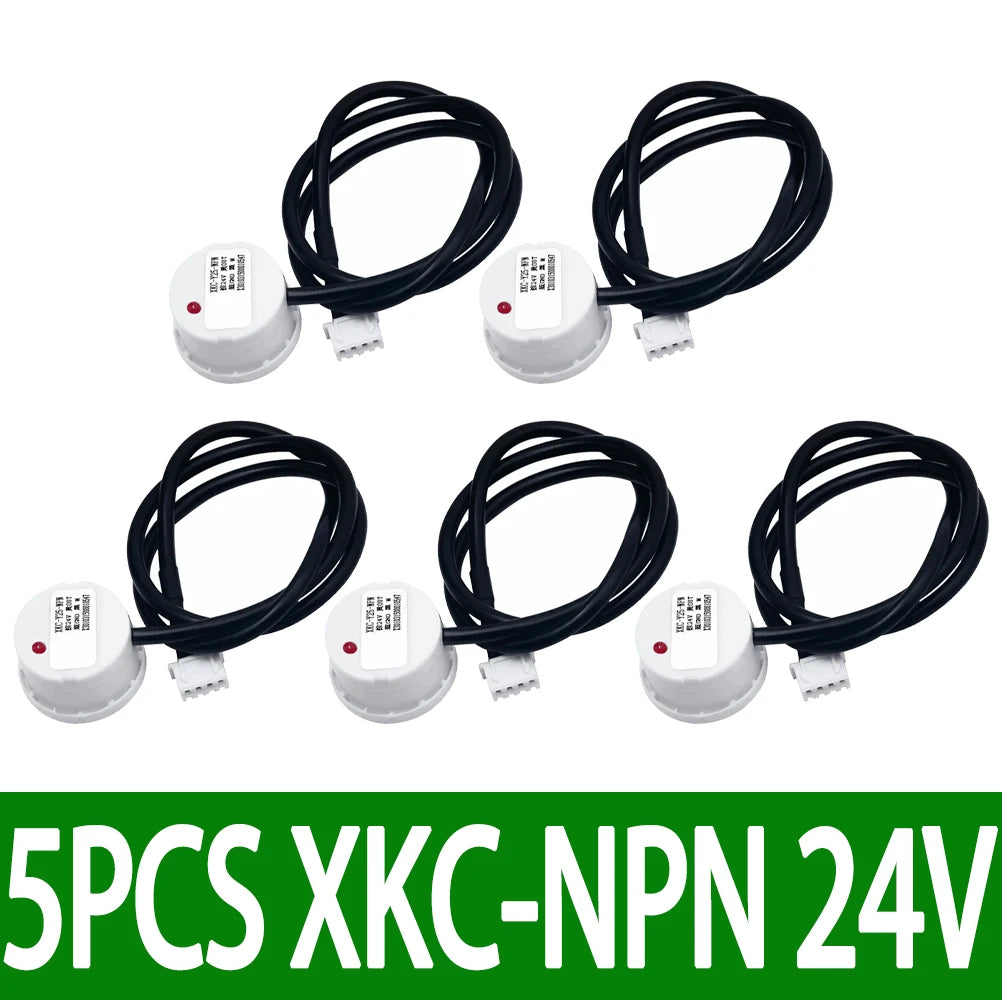 XKC Y25 T12V Liquid Level Sensor Switch Detector Water Non Contact Zpaxo 5PCS XKC-NPN 24v