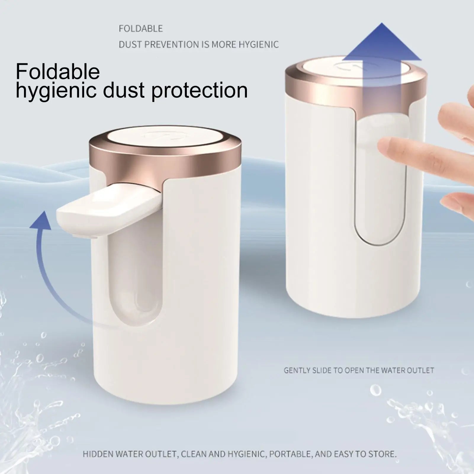 Portable Electric Water Bottle Dispenser Pump Automatic Drinking Jug
