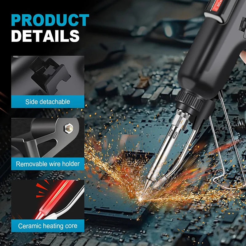 Laser Welding Machine Laser Welding Gun For Metal Multi-Function Soldering Iron Soldering Gun Set Automatic Corded Solder Iron Zpaxo
