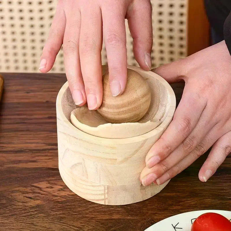 Quick Dumpling Wrapper Maker Wood Dumpling Maker Press Tool Wood Mold And Ball Manual Dough Skin Presser Hand Pie Rolling Tool Zpaxo