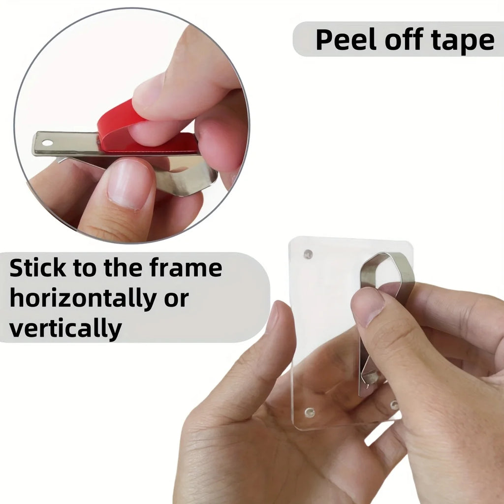 1pc Magnetic Car Visor Photo Clip - Holds Wallet-Sized Photos, Perfect Car Decor & Gift for Couples, Valentine’s Day Zpaxo