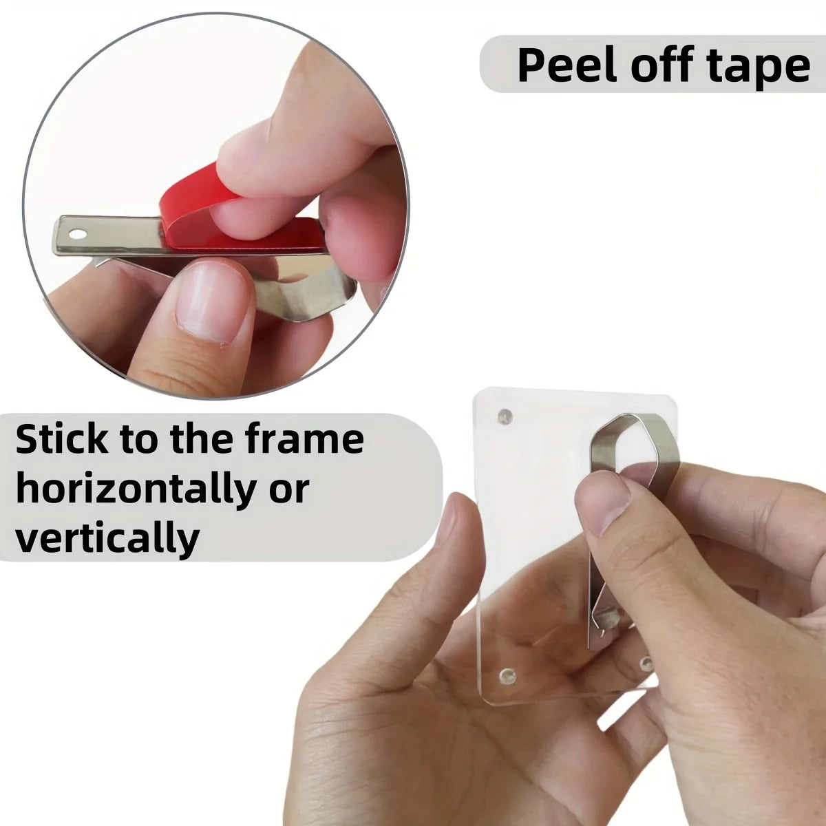 1pc Magnetic Car Visor Photo Clip - Holds Wallet-Sized Photos, Perfect Car Decor & Gift for Couples, Valentine’s Day Zpaxo