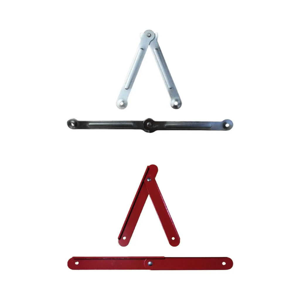 2x Ladder Leveler Accessories Attachment Metal Bracket Fixed Support Folding Step Ladder Hinge Herringbone Ladder Rod Zpaxo