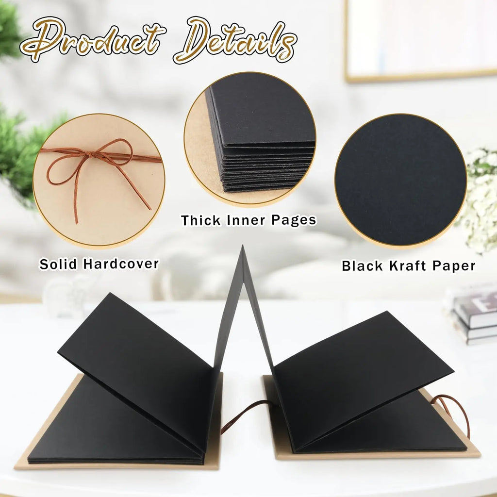 Accordion Fold-Out Scrapbook Album – Stand-Up Display