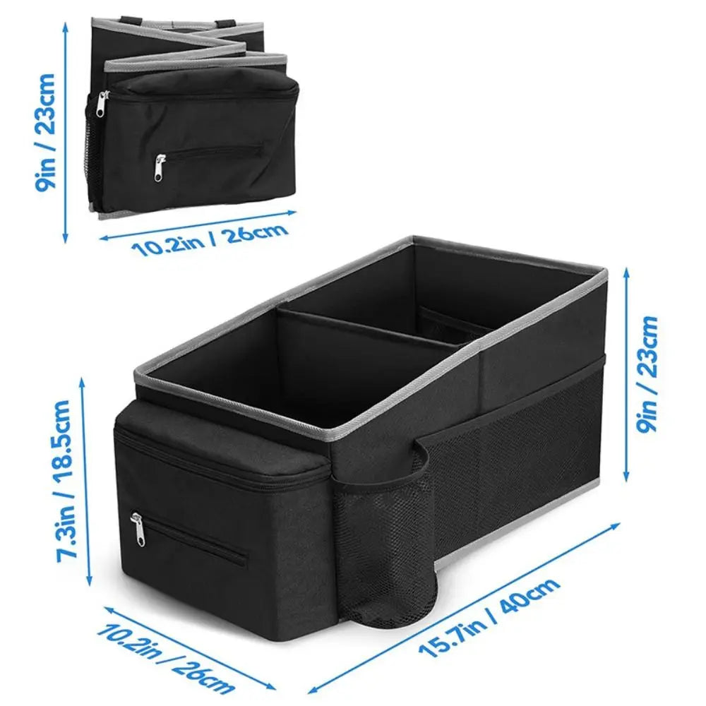 Big Capacity Car Storage Box Multi Compartment Universal Fit Trunk Organizer Collapsible Repair Tools Holder Auto Organizer Zpaxo