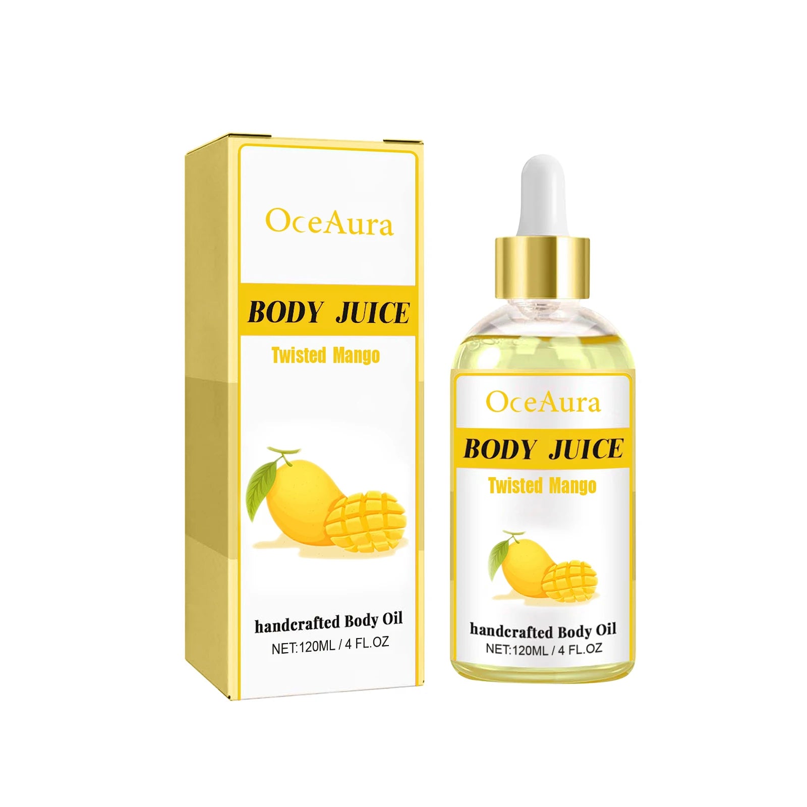 OceAura Sweet Fragrance Body Oil – Moisturizing & Nourishing Fragrance Body Oil Zpaxo Mango