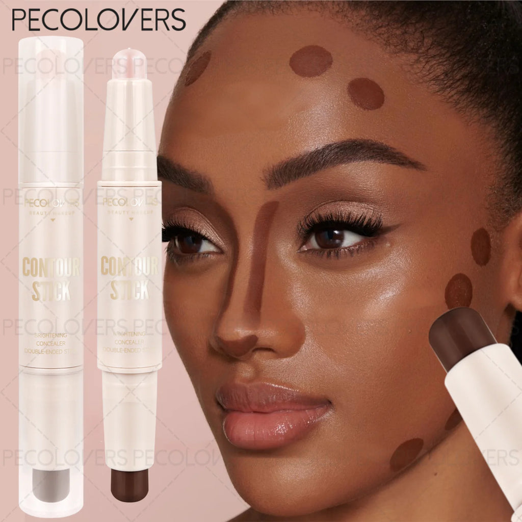 1PC Highlight and Contour Stick, Facial Highlighting, Shaping The Facial Contour, Three-dimensional, Essential Daily Makeup Tool Zpaxo