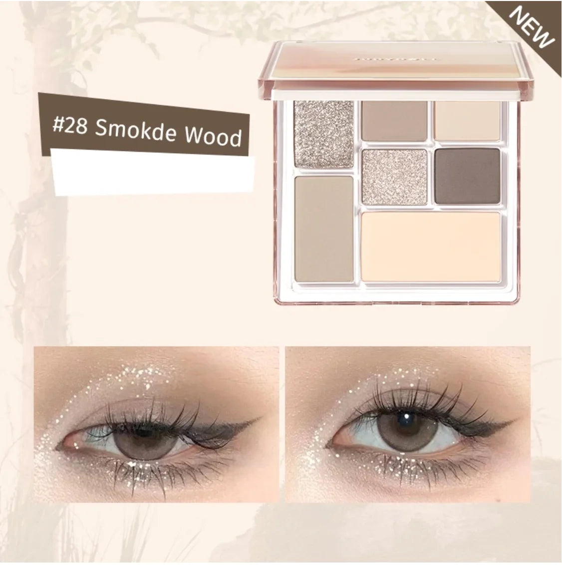 Judydoll 7-Color Palette Eyeshadow Highlight Powder Eye Long Lasting Zpaxo 28