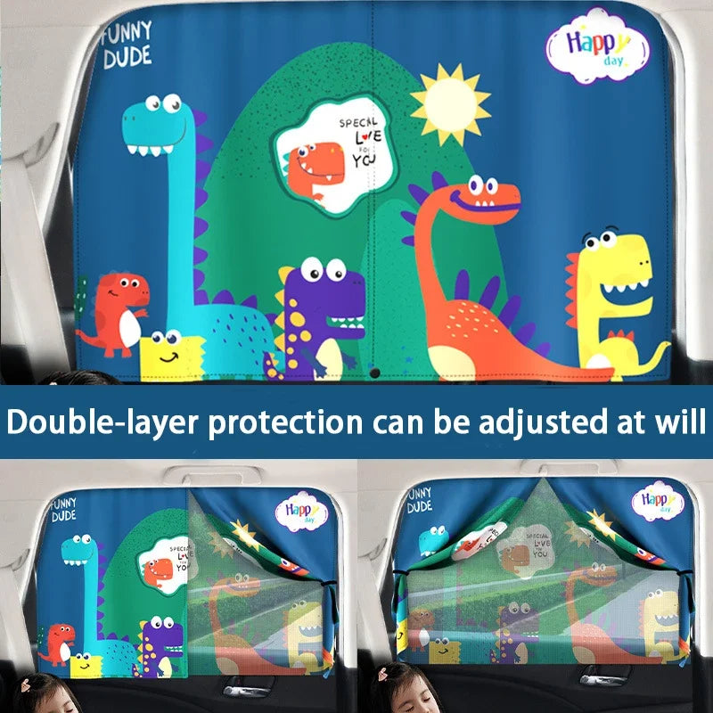 Children's Sunshade Magnetic Car Side Window Sun Protection Heat