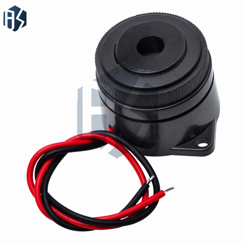 ‌QSI-2910 High-Output 90dB Active Piezo Alarm Siren – 12V DC Continuous Duty Cycle Buzzer Module with Compact 29.5x24.5mm Housin Zpaxo