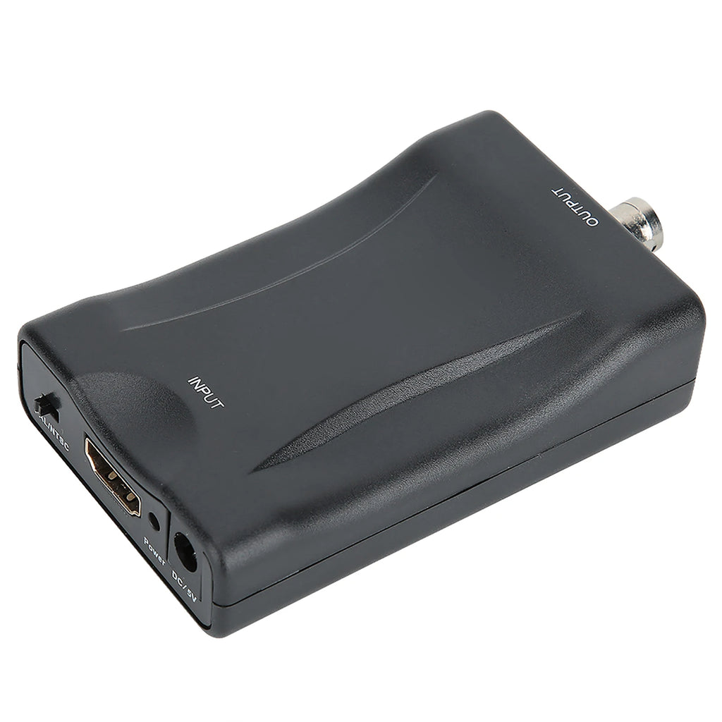 Black HDMI BNC Video Converter Compatible PAL NTSC Systems DVD