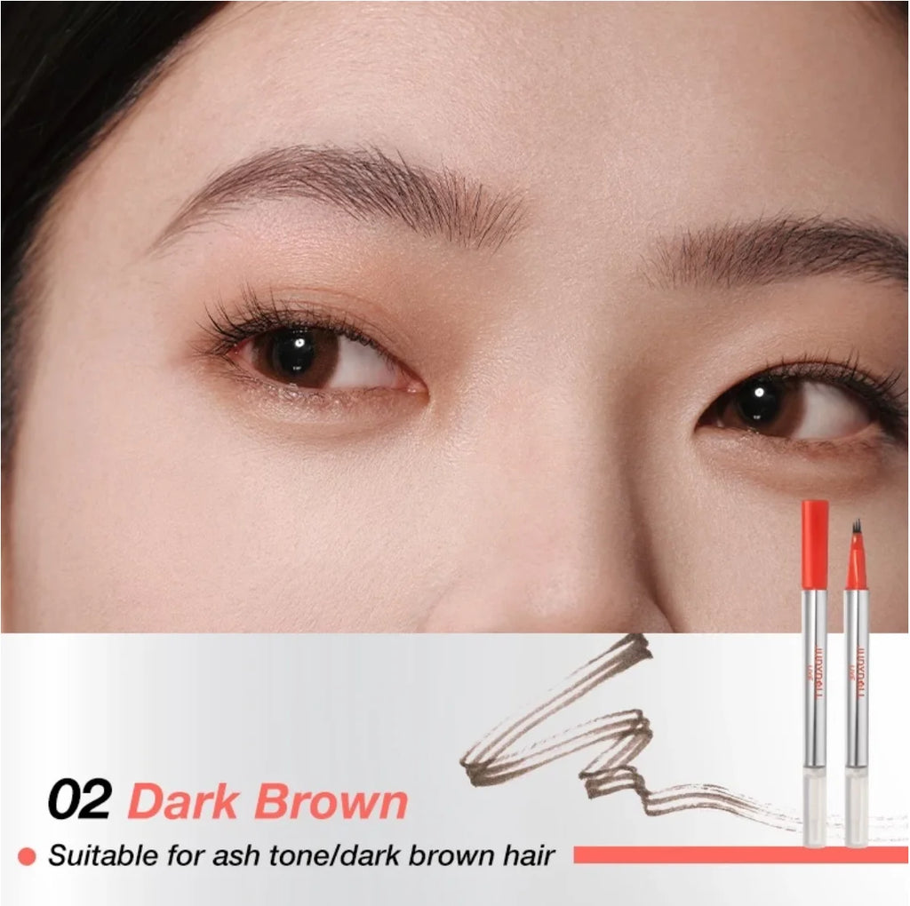 Judydoll Orange Label Dual-ended Liquid Brow Pen Eyebrow Pencil Zpaxo 02
