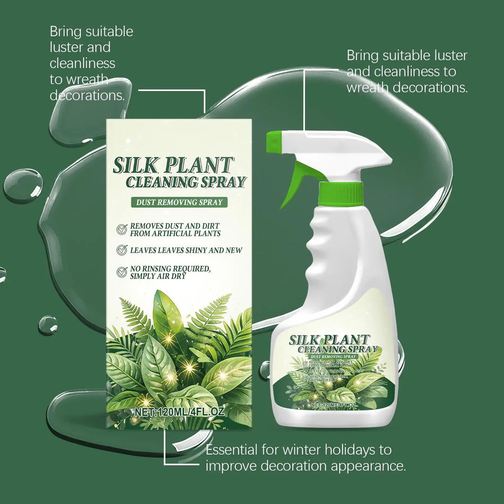 Silk Plant Cleaner Fake Flower Cleaning Spray Faux Dust Remover