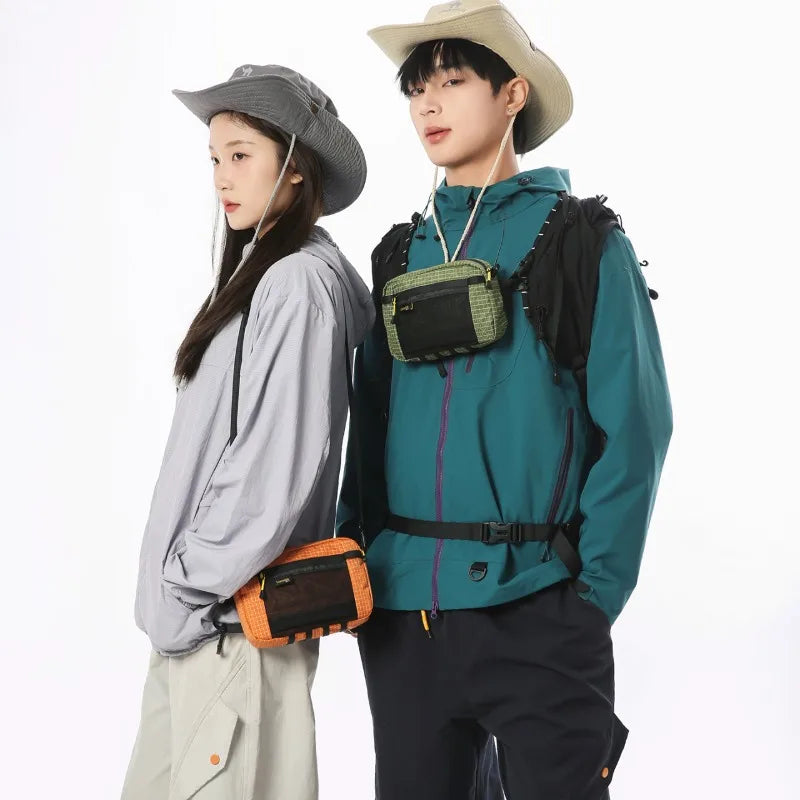 Ultralight Waterproof Waist Pack – 1.1L Multi-Pocket Sport Belt