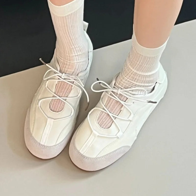 Spring Autumn Women's Comfortable Vintage Mid Heel Single Shoes Women Zpaxo