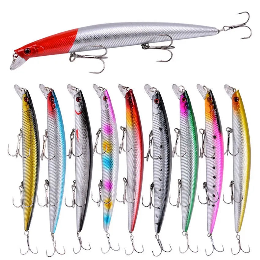 18CM Minnow Fishing Lure Set – 24G Wobble Hard Bait 3/5/8PCS Minnow Fishing Lure Zpaxo