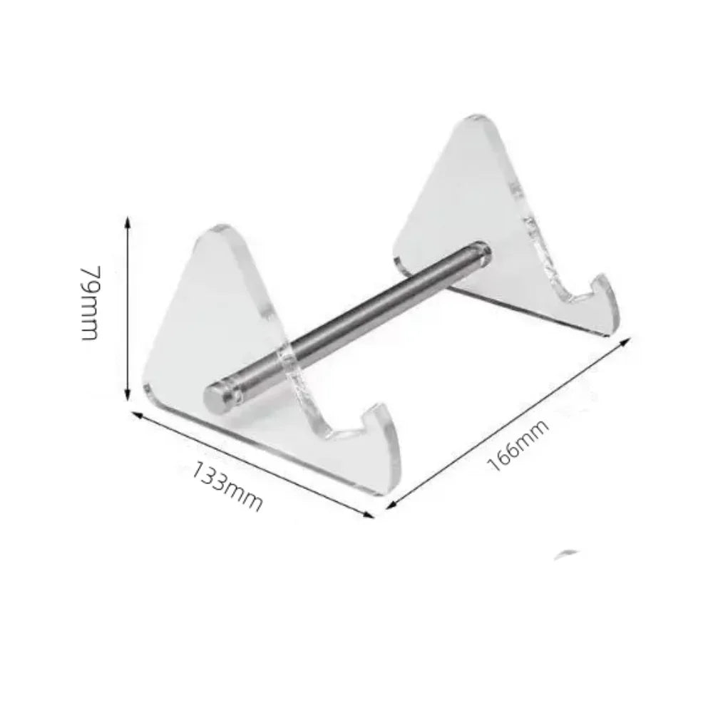 3-Tier Transparent Acrylic Keyboard Stand & Display Rack Keyboard Display Stand Zpaxo transparent 1 tiers