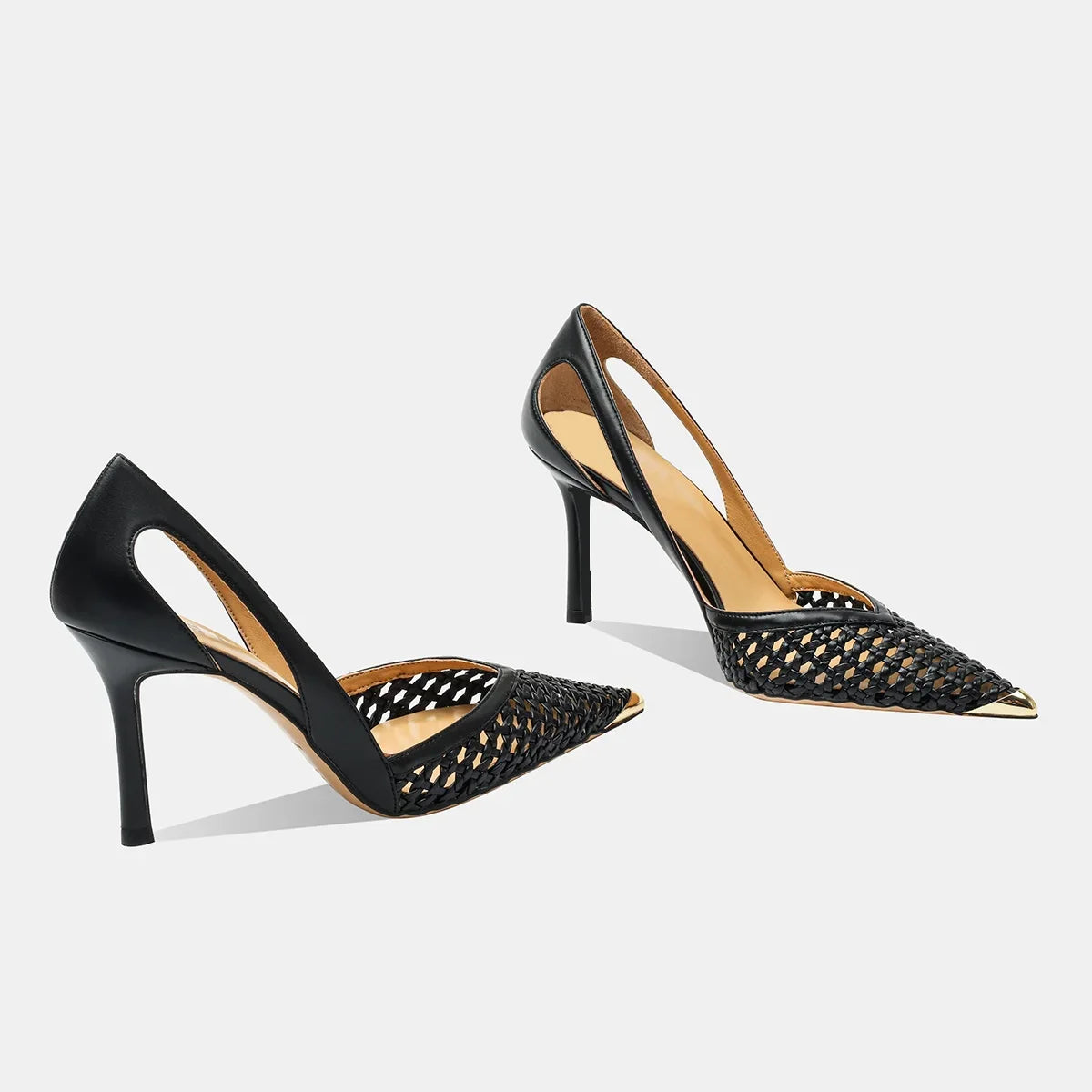 Women Heel Pumps Pointed Stiletto Heels Shoes Summer 2025 Luxury Zpaxo