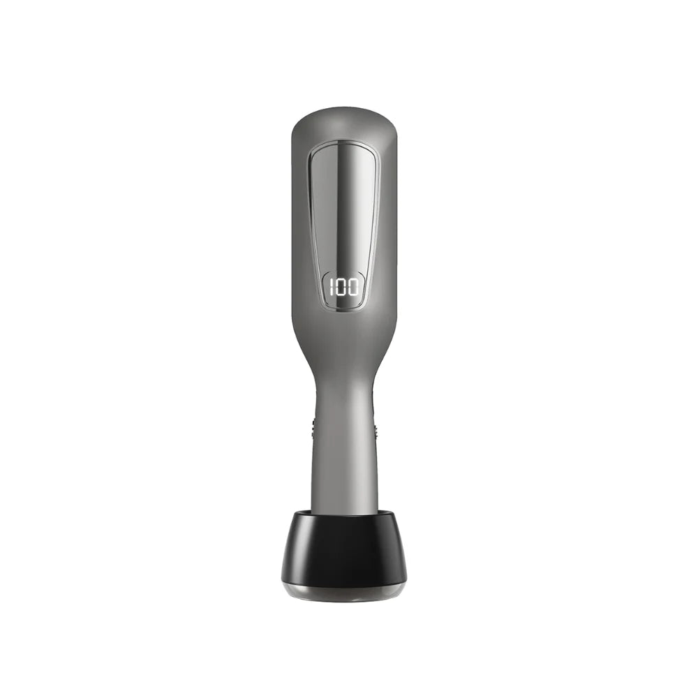 Negative Ions Hair Ends Trimmer Electric Fully Automatic Fork Zpaxo Grey With base